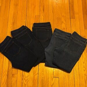 Old Navy Pop Icon mid-rise skinny bundle